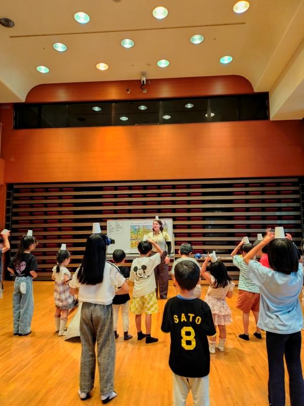 ECCジュニア上牧南駅前町教室で開催したサマーフェスティバルイベントの様子