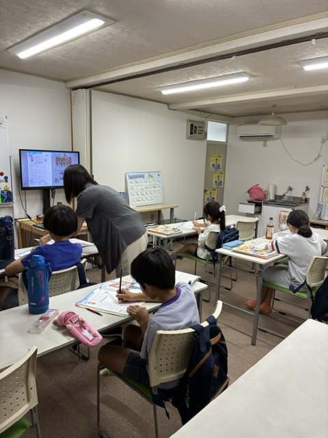 酒々井町東酒々井にあるECCジュニア東酒々井駅前教室の様子