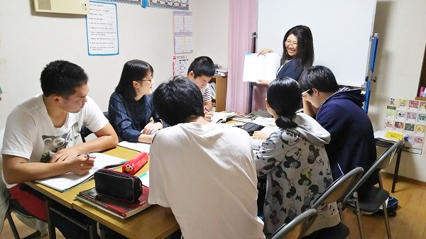 明るくパワフルなL2、高3生のクラス