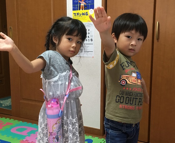 中浜町教室の幼児クラスは、みんな元気一杯です！