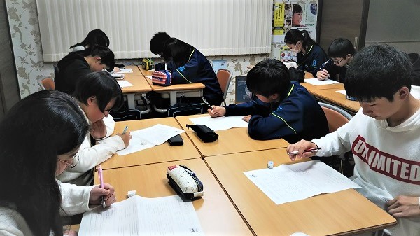 火曜日　中学校2年生　JIクラス