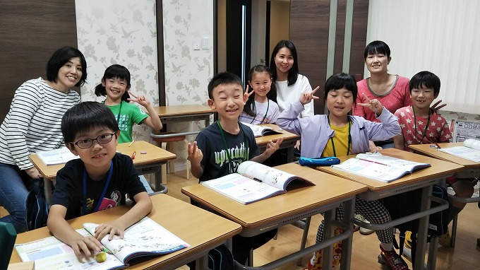 7月22日（月）小学2年・1年クラス  楽しかったね！参観日。