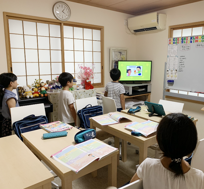 名古屋市緑区有松 英会話 ECC清水山<br>小学生低学年クラス♪