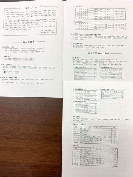 2019年度ECCジュニア全国児童・中学生英語検定試験