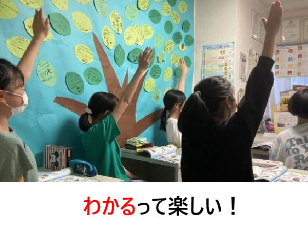 ECCジュニアの教材を使った英語のレッスン