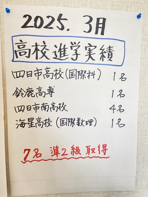 教室の雰囲気が分かる写真