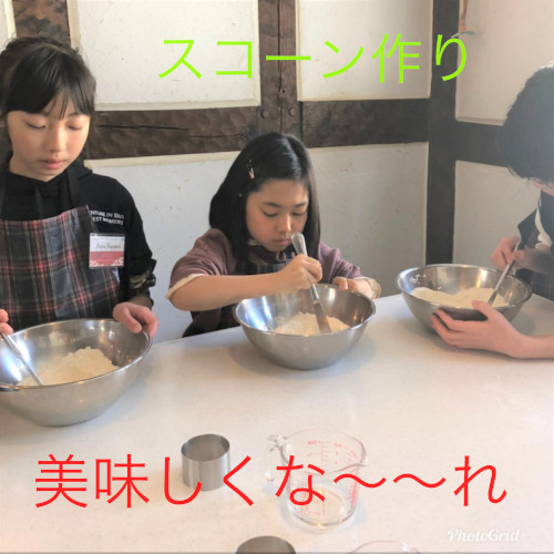 Cooking　lesson　スコーン作り