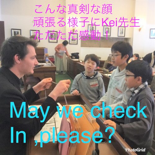 May I check in, piease ?　でＢＨの生活始まり！