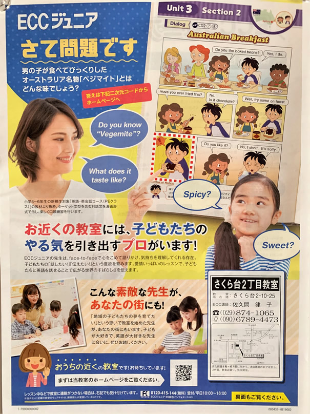 読売新聞、朝日新聞に広告を折り込みました