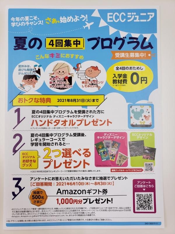 夏限定　お試し２回・4回・6回コース　　