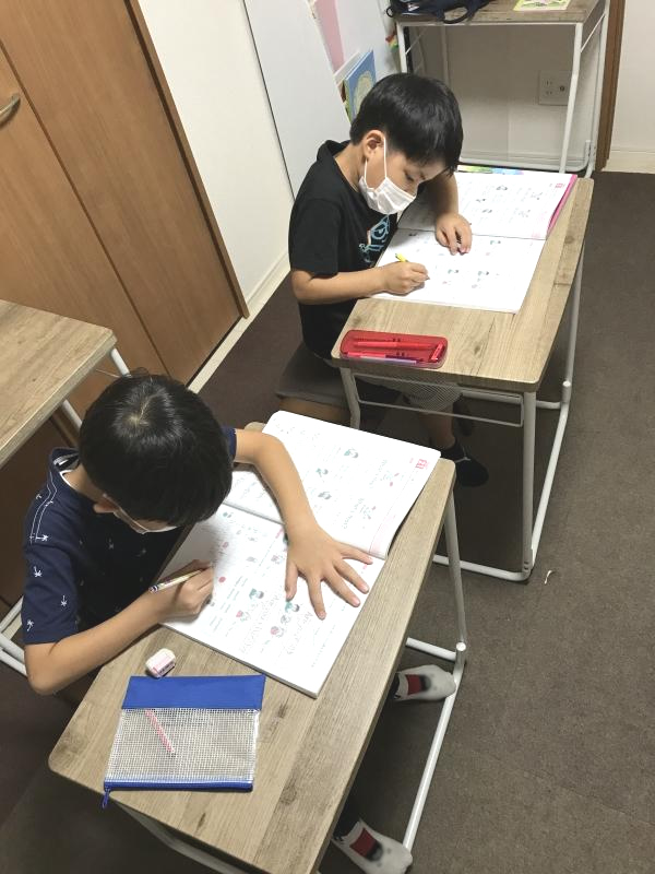 小学1年生が頑張る姿