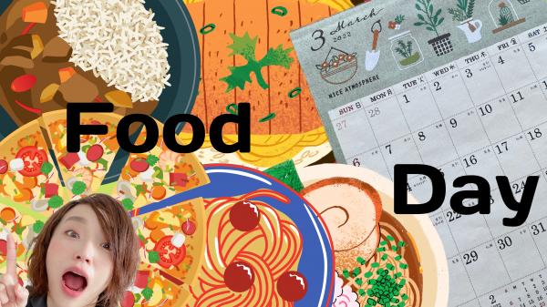 春4で「曜日」と「好きな食べ物」について学習しました！