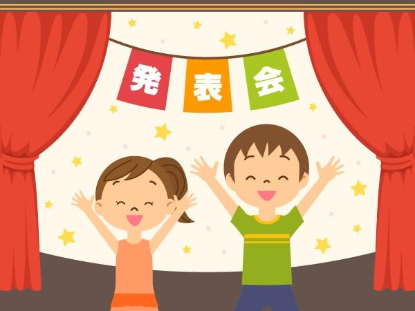 4-5歳児英会話スーパーラーニングコース生による【英単語一眼読み】の発表