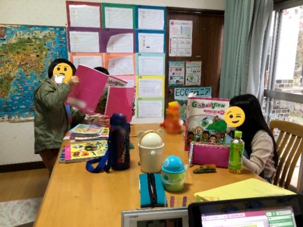 小学1〜3年生クラス　2022年4月21日　レッスン風景