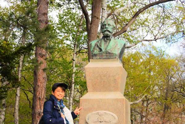 卒業生、現北大生と札幌で会う