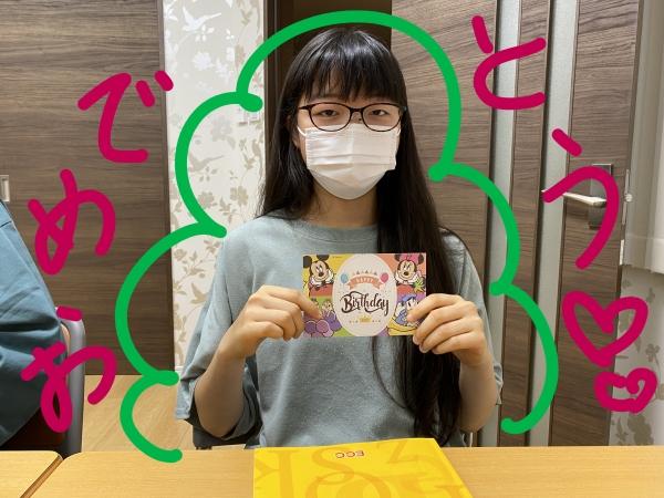 8月20日 Happy Birthday! 高校生クラス、頑張ってるよね。えらい！