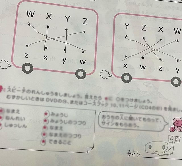 宿題丸付け中