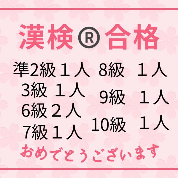 ht240245 8/23の漢検®️合格発表