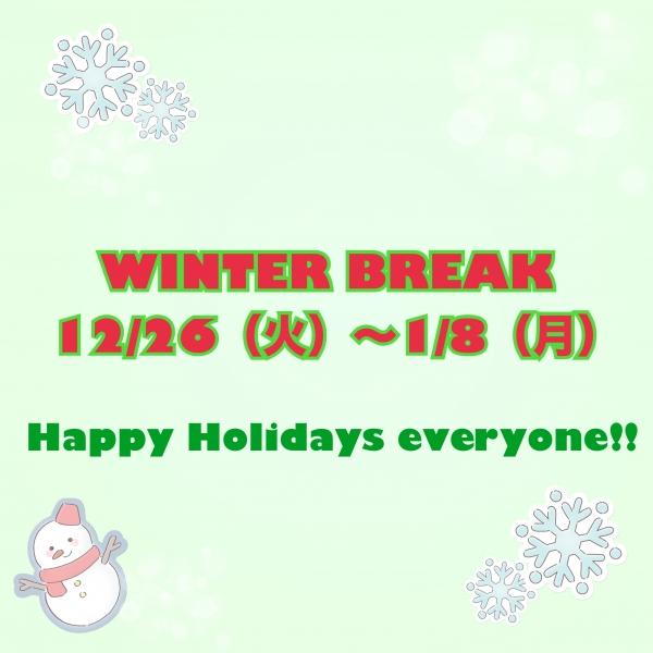 ☆WINTER BREAK 2023☆