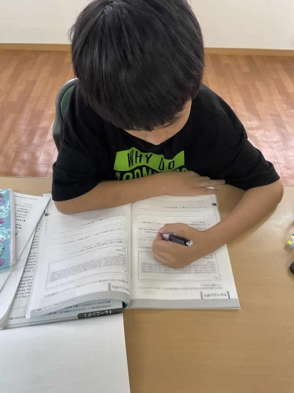 右京区西京極北裏町にあるECCジュニア西京極east教室の様子