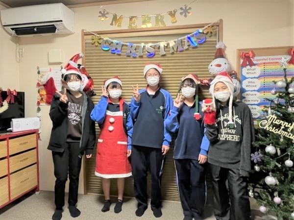 姉妹校：上和田小学校前教室『Christmas Party 2021』JE (Tuesday)