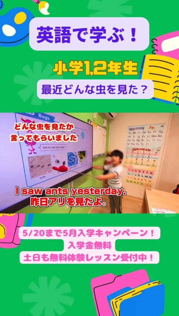 小学1,2年生PFクラス、英語で！学ぶ