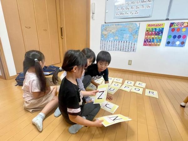 アルファベットを並べてみよう！　幼児（年中・年長）クラス