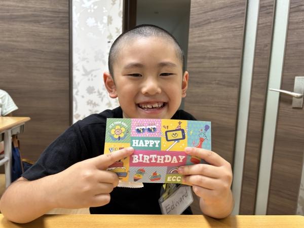 8月22日　Happy Birthday!　バースデイカード、嬉しいね♪