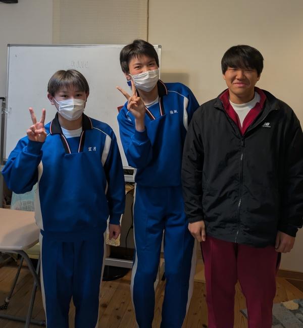 ht190219 中3ボーイズ。小学1年生から9年間、頑張りました。英検も準2級合格の生徒さんもいます。
