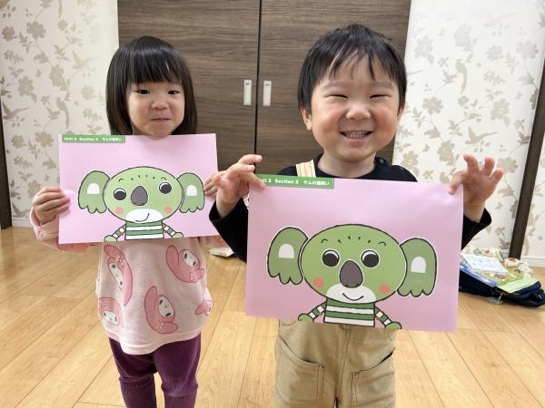 5月24日　3歳児さんクラス、コアラのクラフト、できたよ！