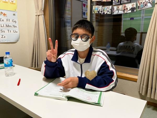 スピーチテスト満点！