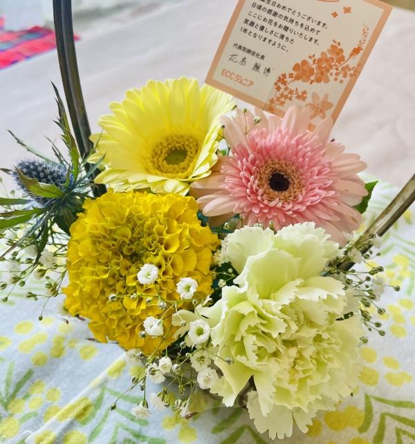 今年もお花が届きました♬