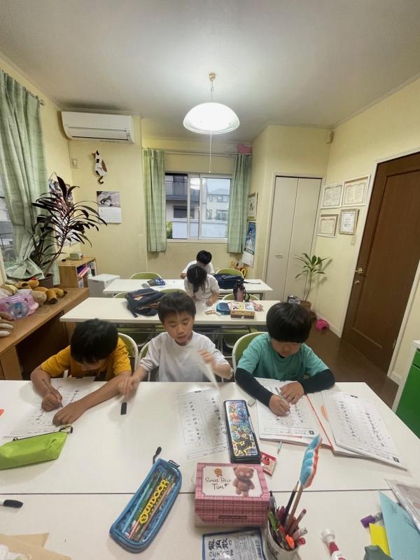 金曜日の中級クラス(小学3年生）