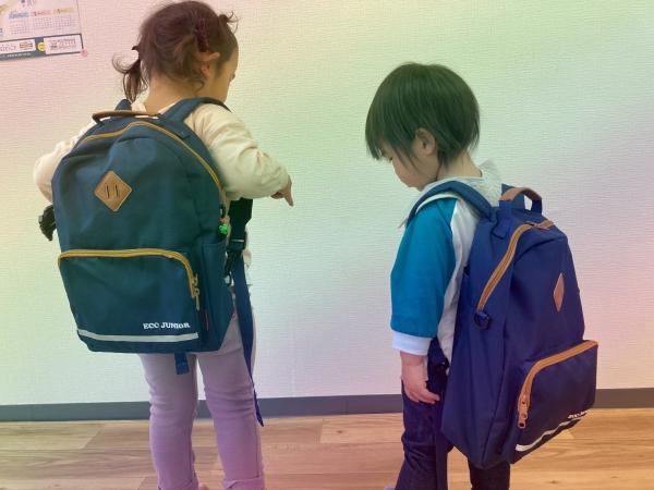 大きなリュックが可愛い♡2〜3歳児さん