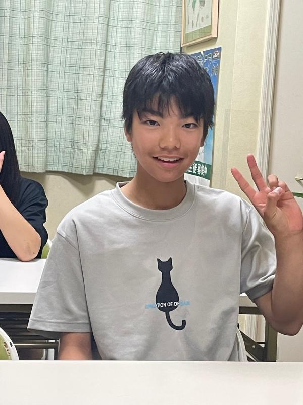 中間テスト100点！！那加中学1年生