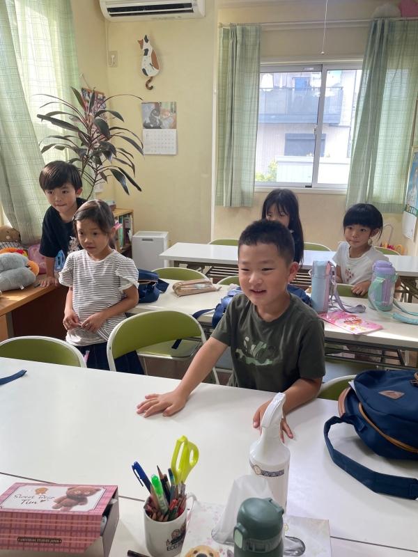 小学1年生。2年生クラス