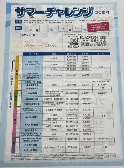 サマーチャレンジ