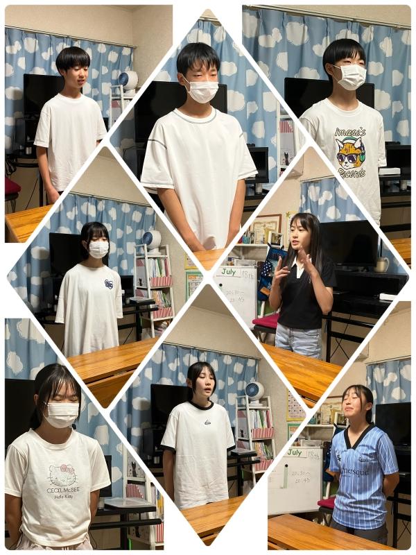 2025中学生暗誦大会を行いました！