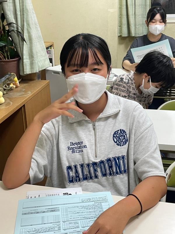 中学2年生のFさん。英検®準2級合格！！