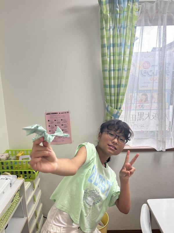 素敵な折り紙を見せてくれました〜すごい！