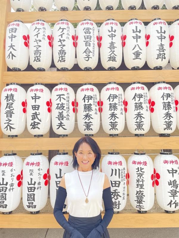 京都北野天満宮への御神灯