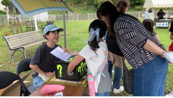 ht010959 知利別町町内会の“ゆめのさき夏祭り”でECCのブースを出しました♪