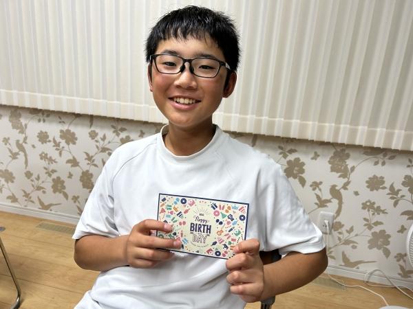 9月4日　Happy Birthday!  お誕生日、嬉しいです！