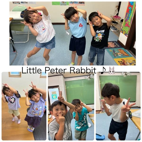 ht190085 幼児クラス うさぎのポーズ♪