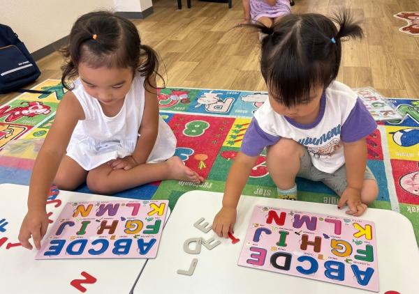 アルファベット学習は2歳から♪