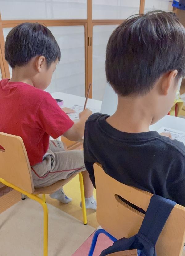 【全学年】単語まとめテストに挑戦中！