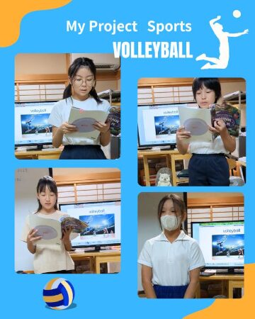 ht210373 PAクラス(小学5,6年生) マイプロジェクト発表！ 今回はスポーツについて発表！