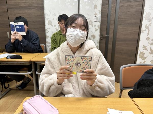 11月21日　Happy Birthday!  おめでとう！