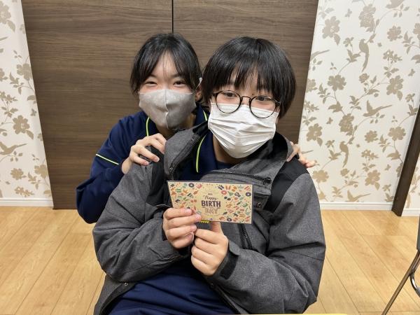 11月27日　Happy Birthday! お友達と一緒だから頑張れるよね！