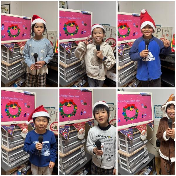 ht260556 クリスマスレッスンスタートしました。スピーチ発表も頑張りました。